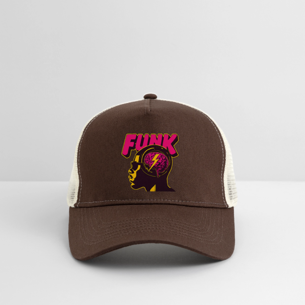Funk Head, Trucker Cap - brun/beige