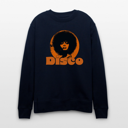 Disco Inferna, Ekologisk sweatshirt CHANGER unisex från Stanley/Stella - marinblått
