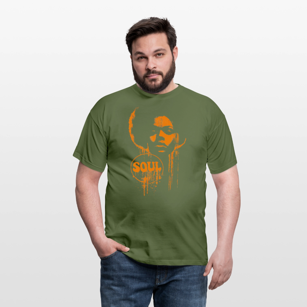 SOUL GLOW, T-shirt unisex - Militärgrön