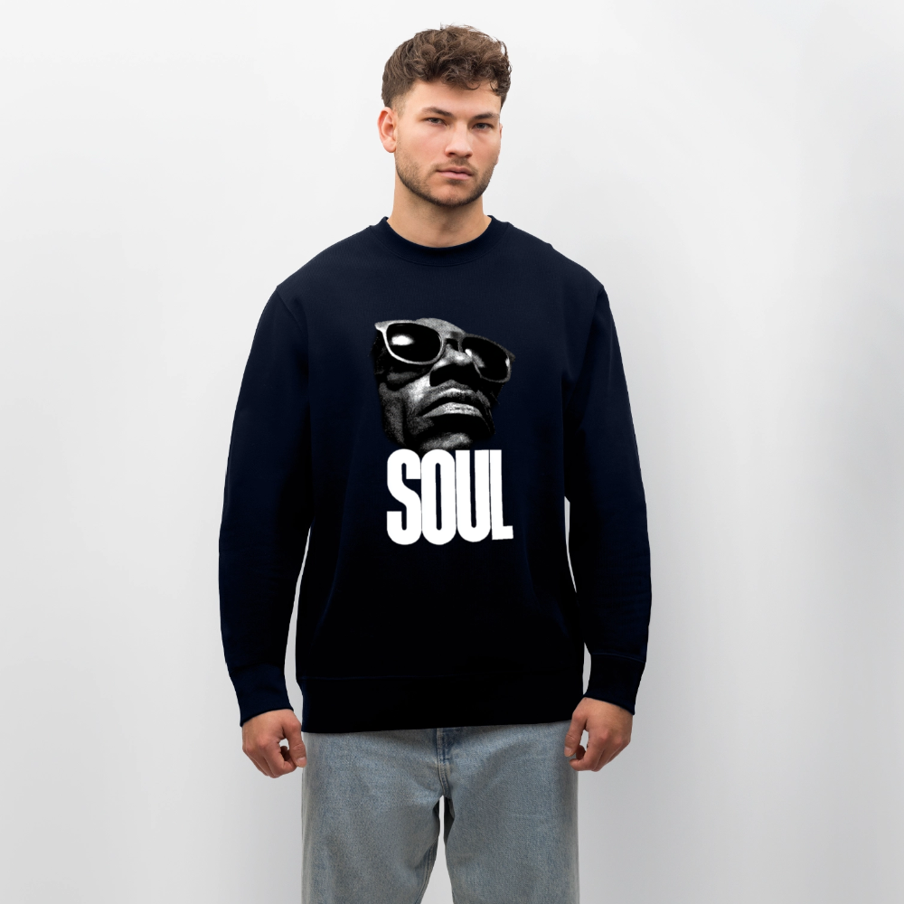 Soul Frequency, Ekologisk sweatshirt CHANGER unisex från Stanley/Stella - marinblått