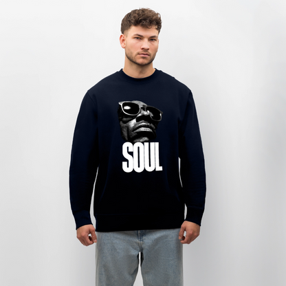 Soul Frequency, Ekologisk sweatshirt CHANGER unisex från Stanley/Stella - marinblått
