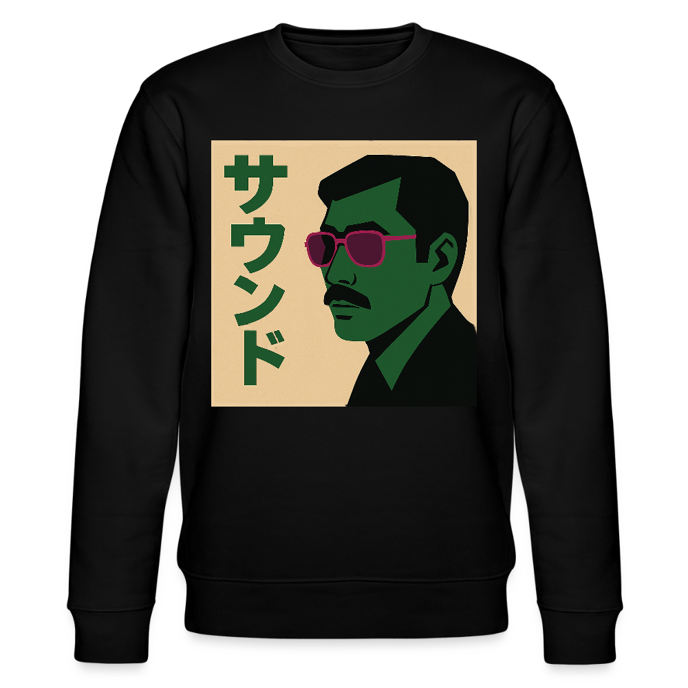 Nippon Sound, Ekologisk sweatshirt CHANGER unisex från Stanley/Stella - svart