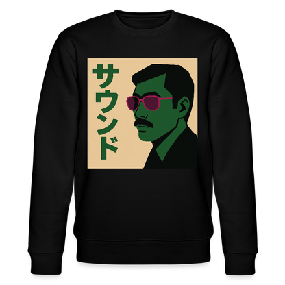 Nippon Sound, Ekologisk sweatshirt CHANGER unisex från Stanley/Stella - svart