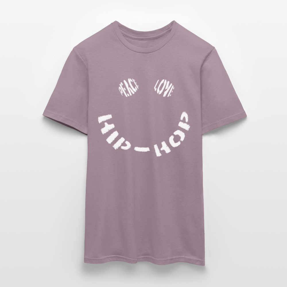 Peace, Love & Hip-Hop, T-shirt herr - lilagrå 