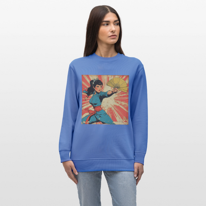 Solfjädern, Ekologisk sweatshirt CHANGER unisex från Stanley/Stella - blå