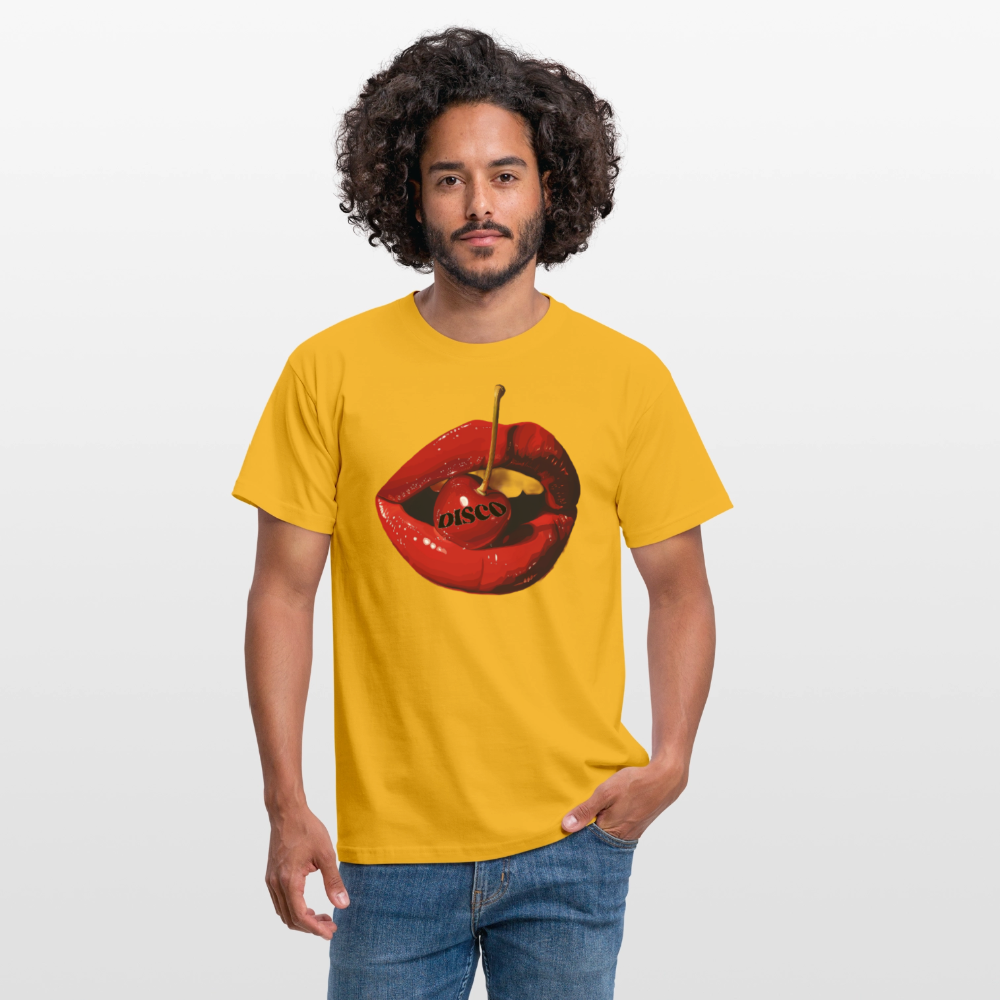 Taste of Disco, T-shirt unisex - gul