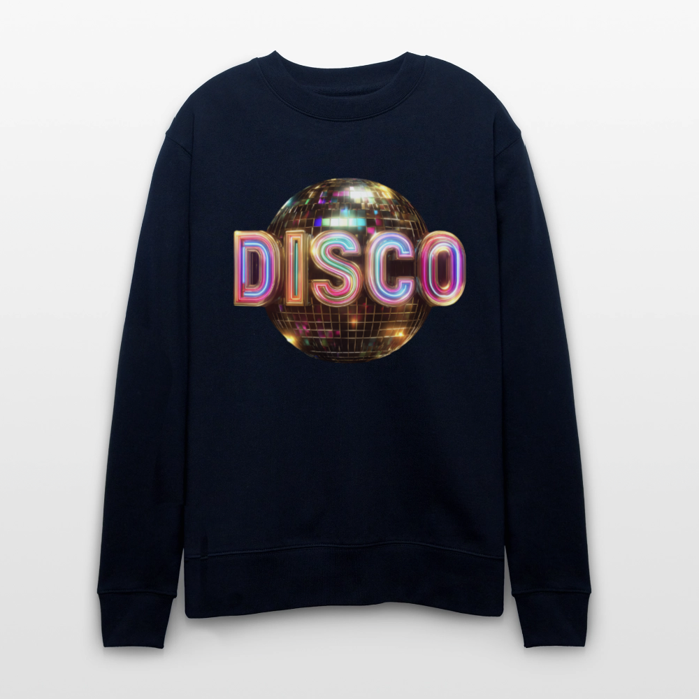 Disco Dreamscape, Ekologisk sweatshirt CHANGER unisex från Stanley/Stella - marinblått
