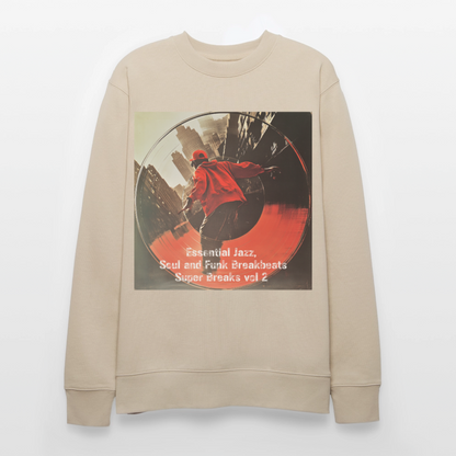 Super Breaks vol 2, Ekologisk sweatshirt CHANGER unisex från Stanley/Stella - beige