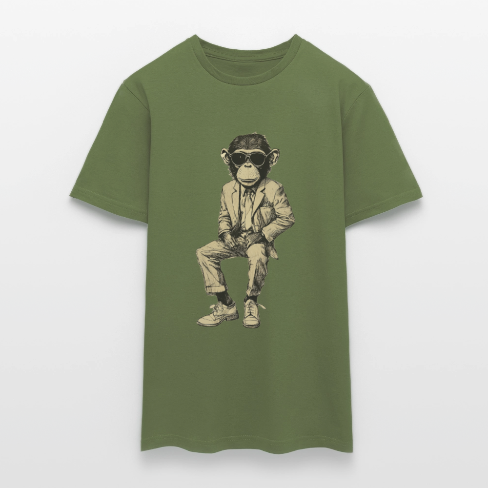 Mod Monkey, T-shirt herr - Militärgrön