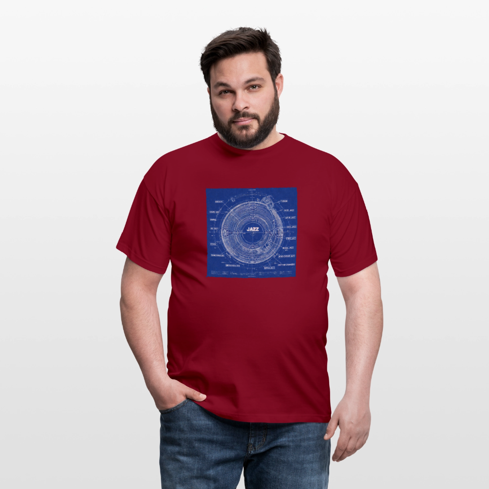 Kind of Blueprint, T-shirt unisex - tegelröd