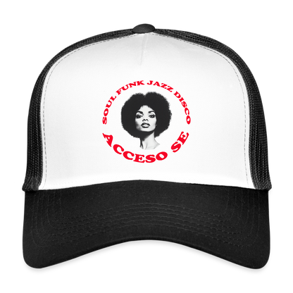 Where Music Lives – Powered by Acceso Family, Trucker Cap - vit/svart