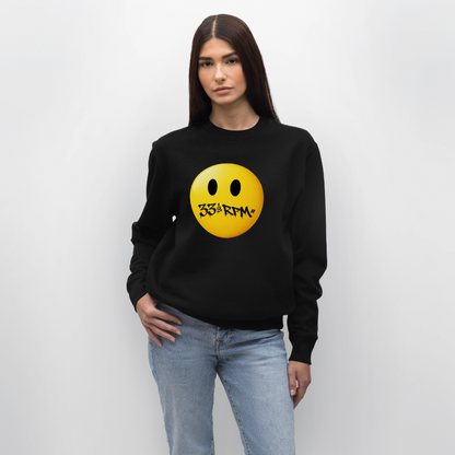 Turntable Grin, Ekologisk sweatshirt CHANGER unisex från Stanley/Stella - svart