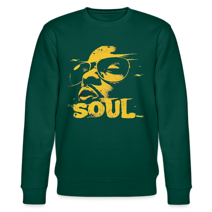Funky Soul, Ekologisk sweatshirt CHANGER unisex från Stanley/Stella - skogsgrön