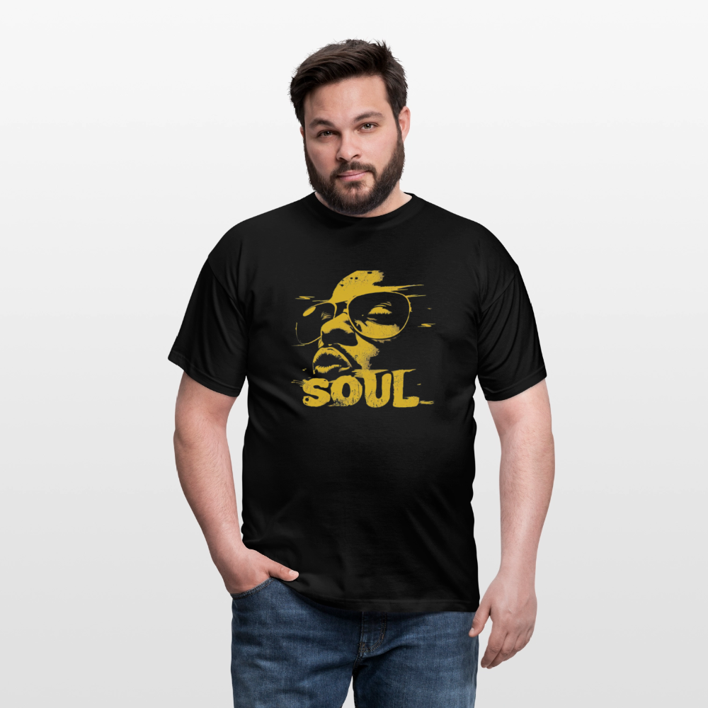 Funky Soul, T-shirt herr - svart
