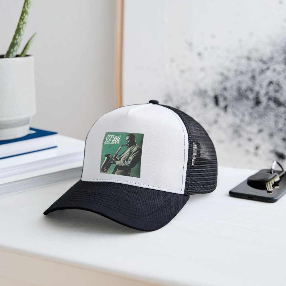Groove in the Mind, Trucker Cap - vit/svart