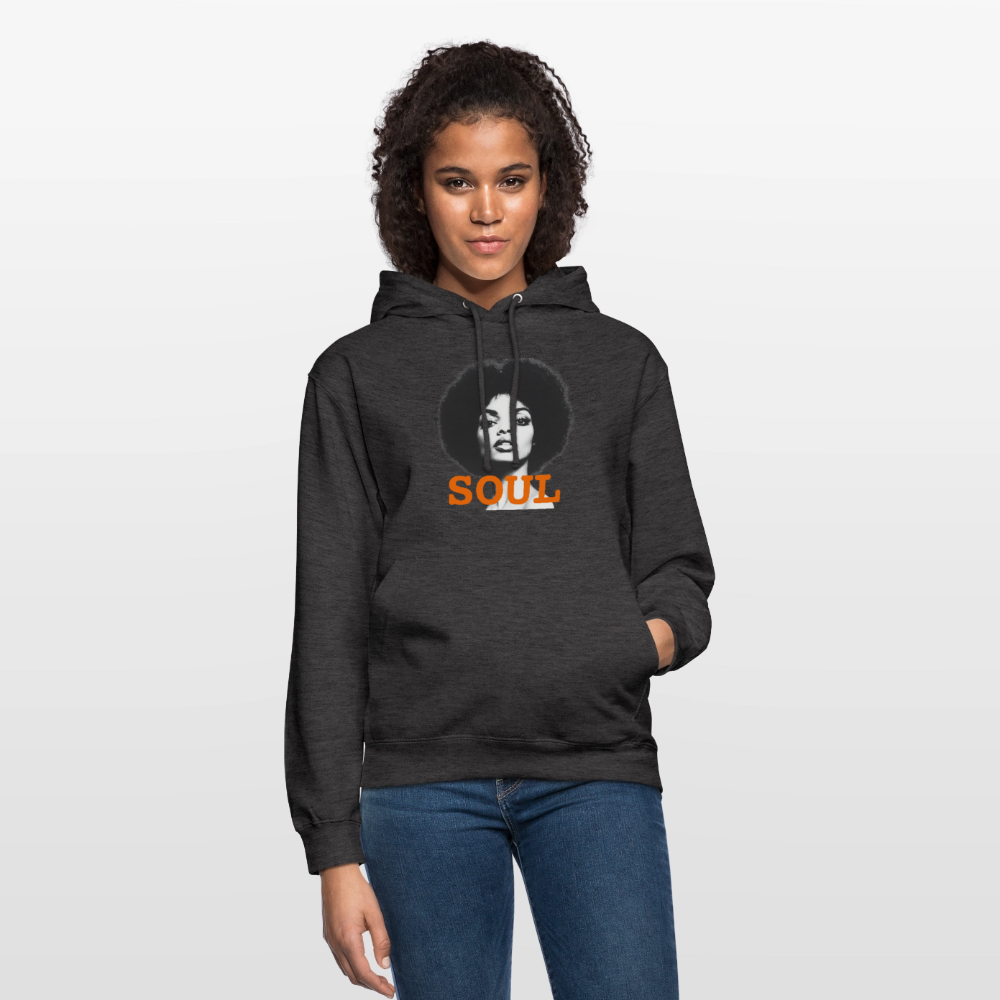 Luvtröja unisex - kolgrå