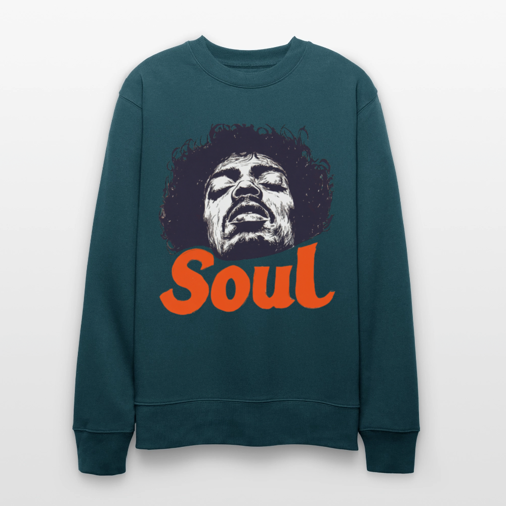 A Soul Awakening, Ekologisk sweatshirt CHANGER unisex från Stanley/Stella - mörk petrol