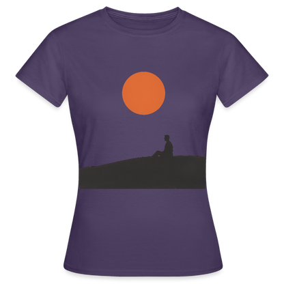 Under the sun, T-shirt dam - mörklila