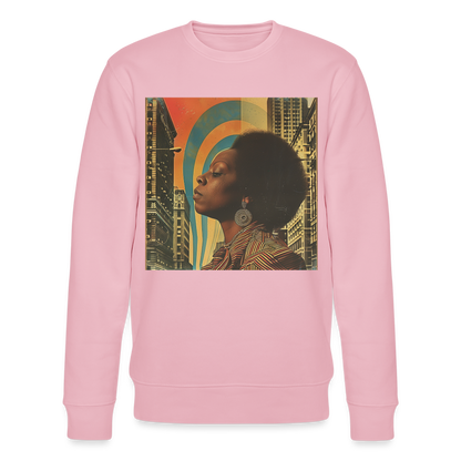 Jazz in the Moonlight, Ekologisk sweatshirt CHANGER unisex från Stanley/Stella - ljusrosa