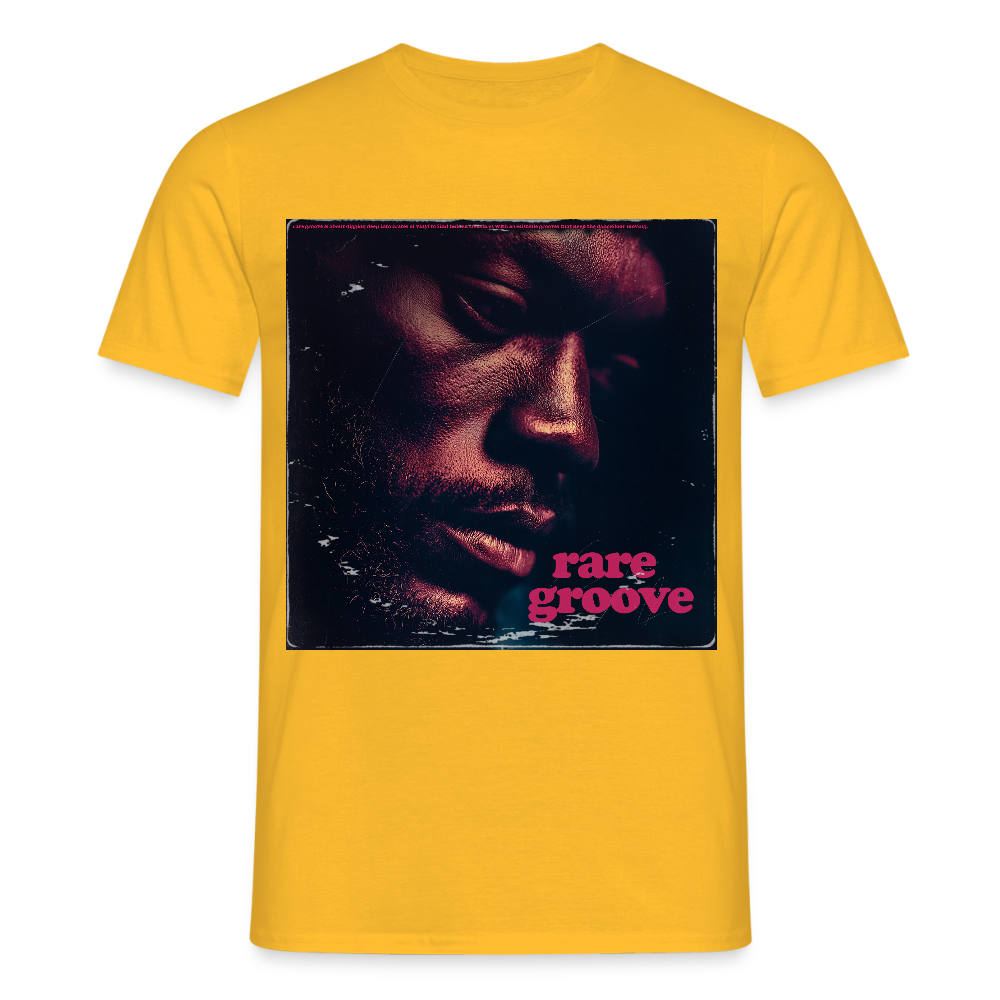 Groove Rare, T-shirt unisex - gul
