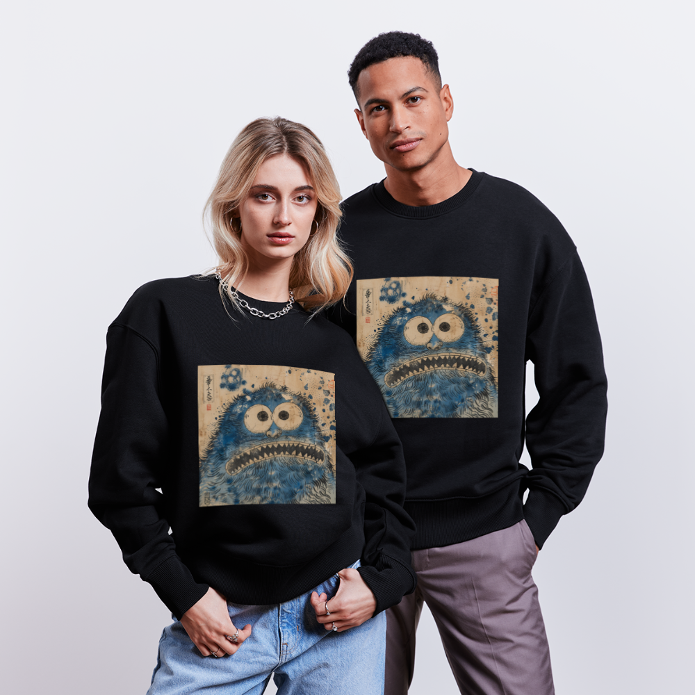 Uramiko ramlar i vattnet, Ekologisk oversizetröja RADDER unisex från Stanley/Stella - svart