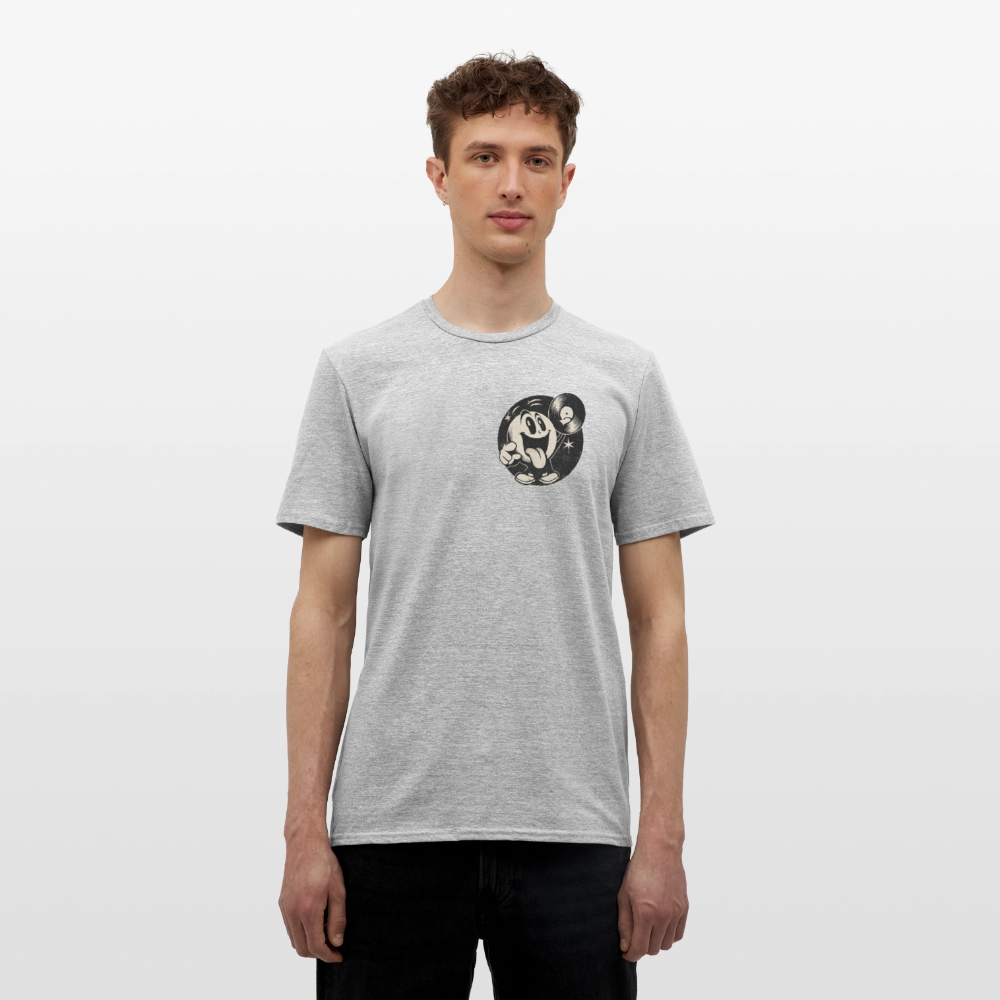 Groove Chaser, T-shirt herr - gråmelerad