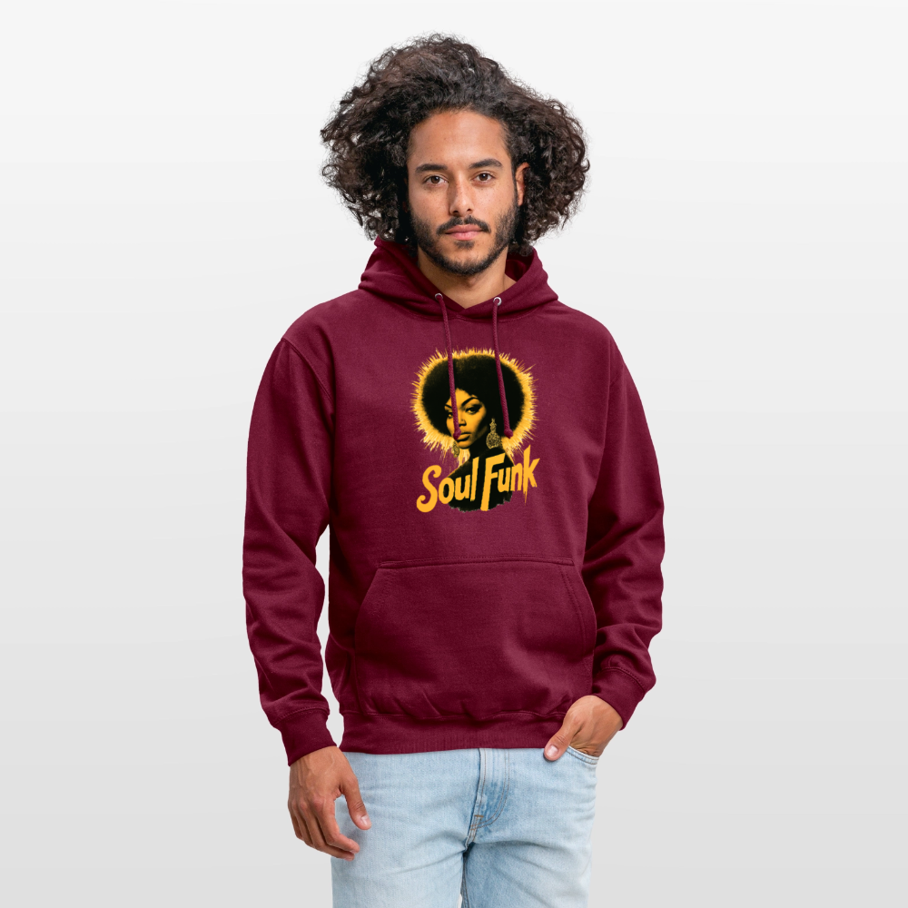 Soul Funk, Luvtröja unisex - bordeaux