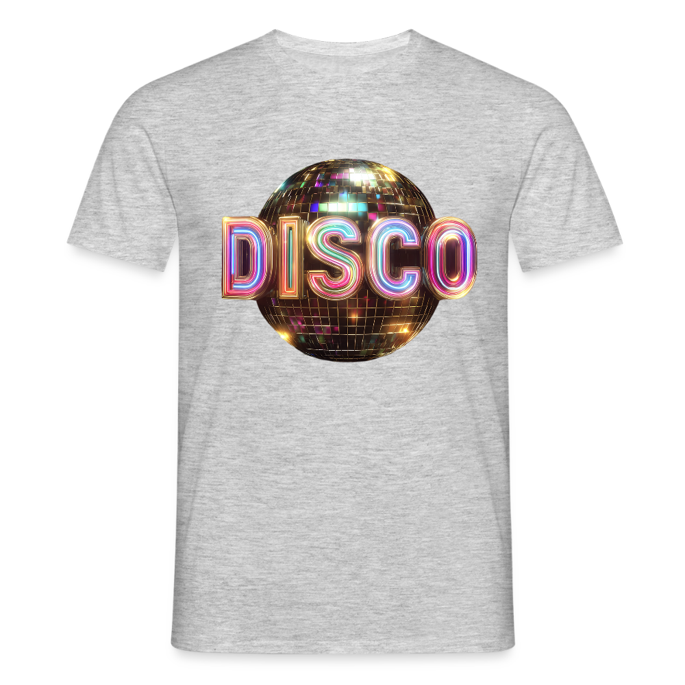 Disco Dreamscape, T-shirt herr - gråmelerad