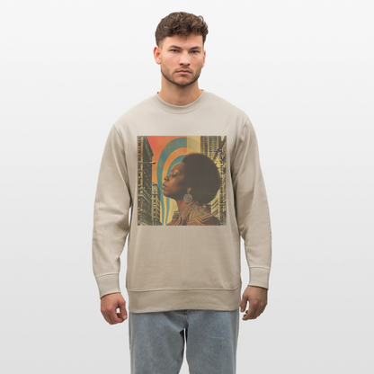 Jazz in the Moonlight, Ekologisk sweatshirt CHANGER unisex från Stanley/Stella - beige