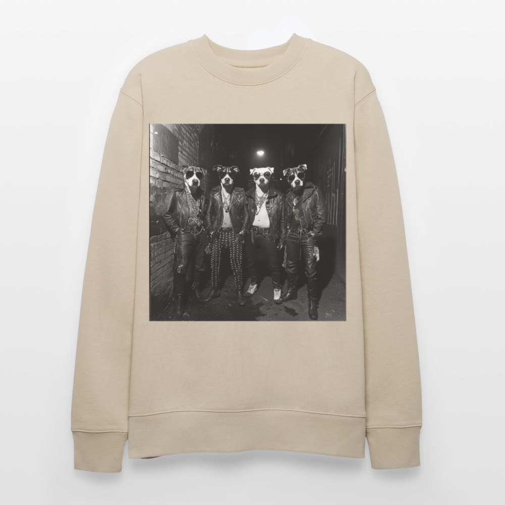 Barking Riot, Ekologisk sweatshirt CHANGER unisex från Stanley/Stella - beige