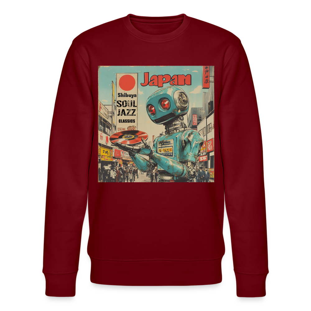 Shibuya Soul Jazz Classics, Ekologisk sweatshirt CHANGER unisex från Stanley/Stella - vinröd