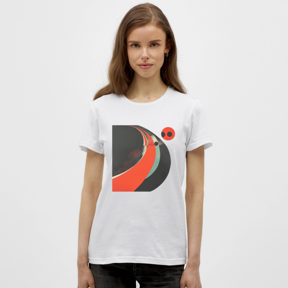 Distant Vinyl Dreams, T-shirt dam - vit