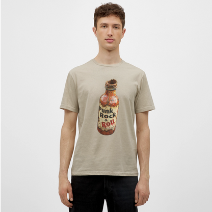 Heat of Rebellion, T-shirt herr - sandbeige