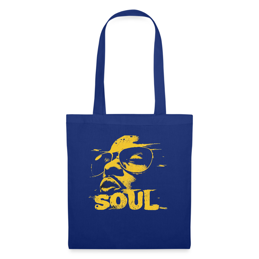Funky Soul tygväska i kungsblå — musikinspirerad accessoar från Acceso