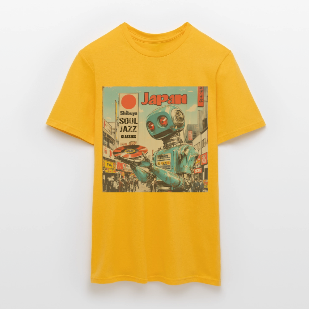 Shibuya Soul Jazz Classics, T-shirt herr - gul