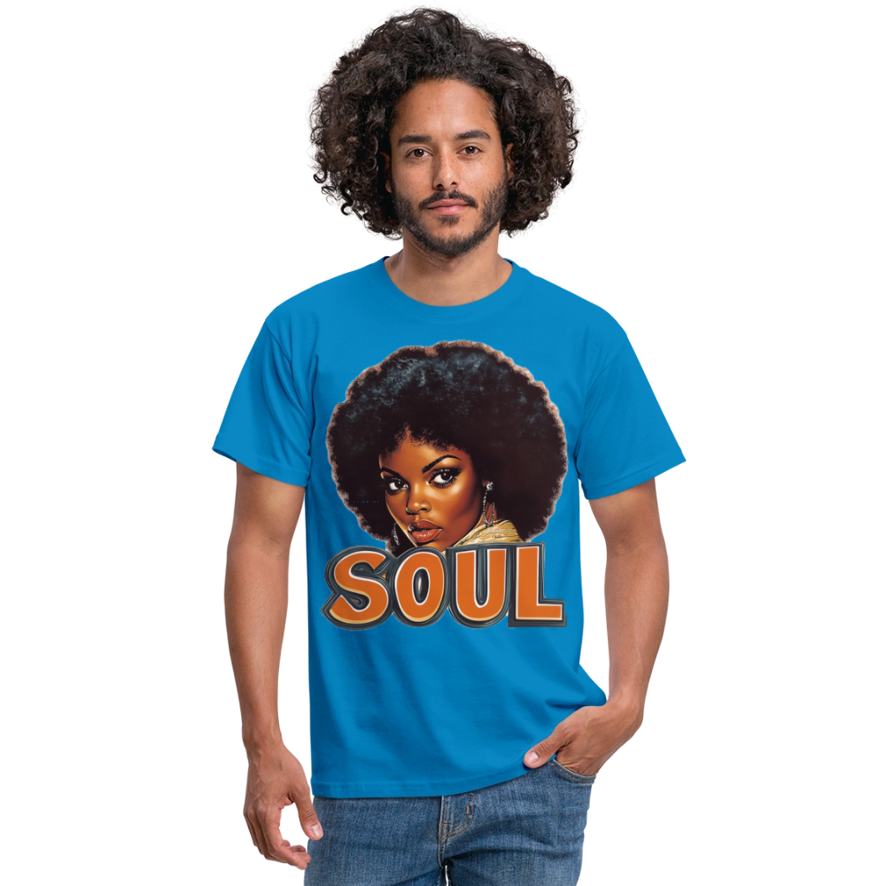 Soulful Vibes, T-shirt herr - kungsblå