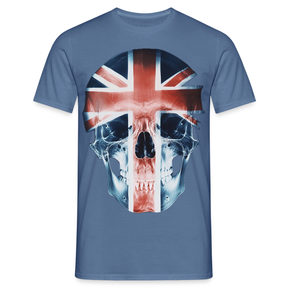 God Save the Skull, T-shirt herr - duvblå 