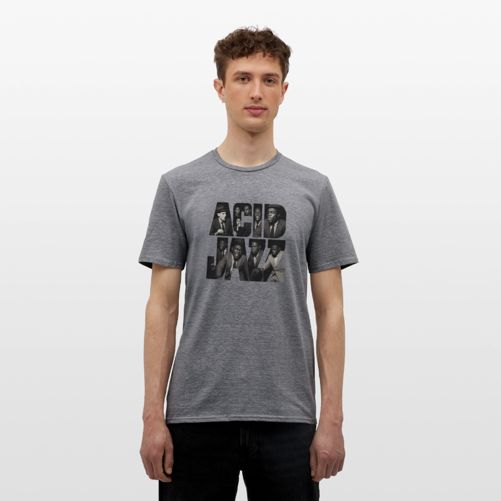 80s Club Jazzdance, T-shirt herr - grafitmelerad