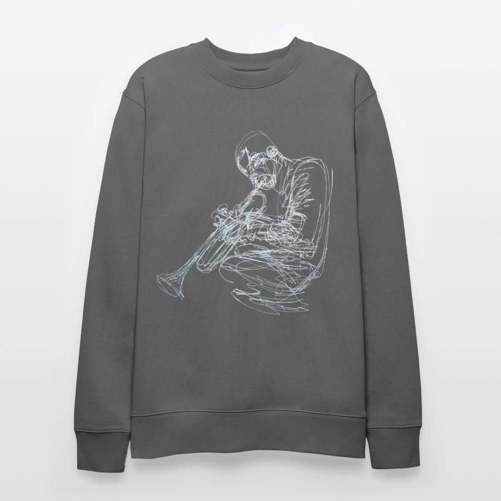 Contours of Jazz, Ekologisk sweatshirt CHANGER unisex från Stanley/Stella - kolgrå