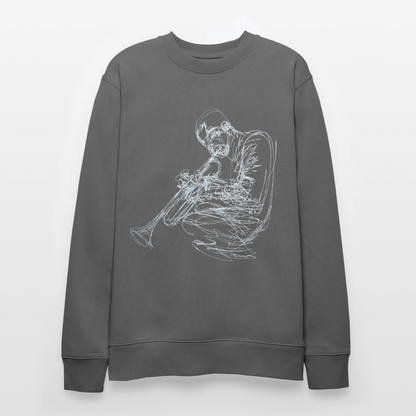 Contours of Jazz, Ekologisk sweatshirt CHANGER unisex från Stanley/Stella - kolgrå
