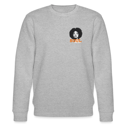 SOUL PWR, Ekologisk sweatshirt CHANGER unisex från Stanley/Stella - gråmelerad