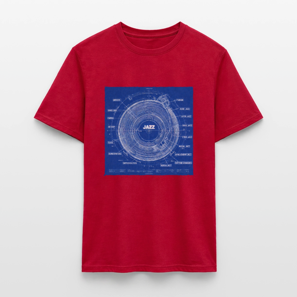 Kind of Blueprint, T-shirt unisex - röd