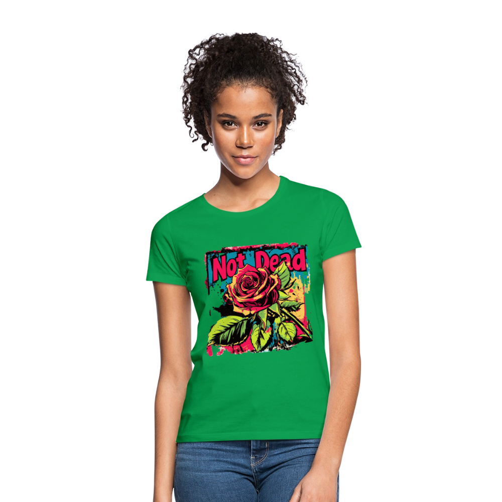 Den Eviga Rosen, T-shirt dam - kellygrön
