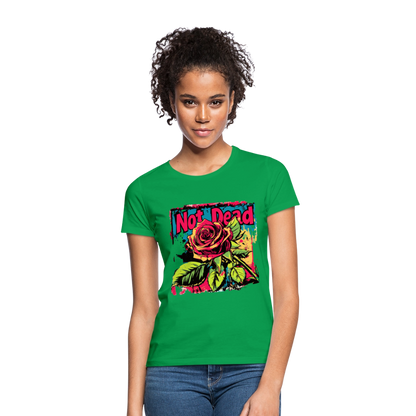Den Eviga Rosen, T-shirt dam - kellygrön