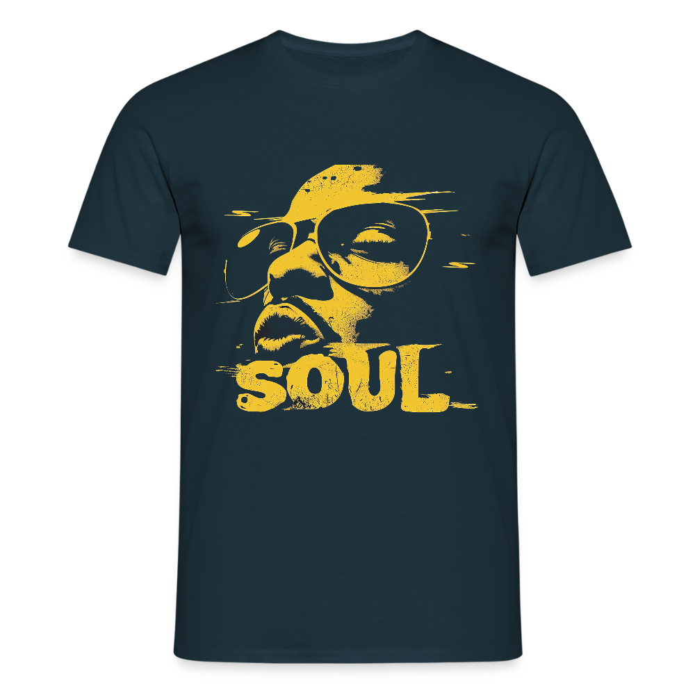 Funky Soul, T-shirt herr - marinblå