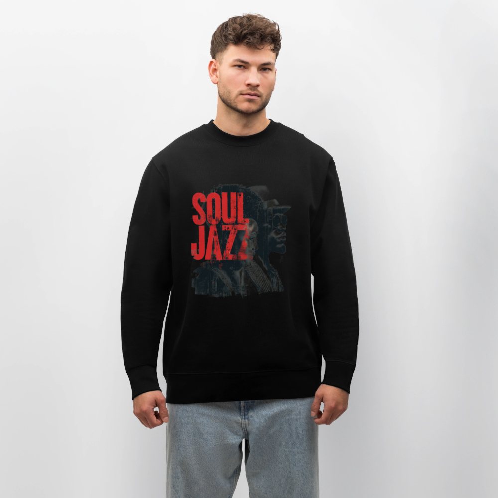 The Essence of Soul Jazz, Ekologisk sweatshirt CHANGER unisex från Stanley/Stella - svart