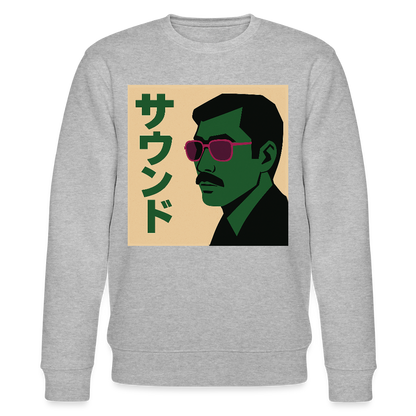 Nippon Sound, Ekologisk sweatshirt CHANGER unisex från Stanley/Stella - gråmelerad