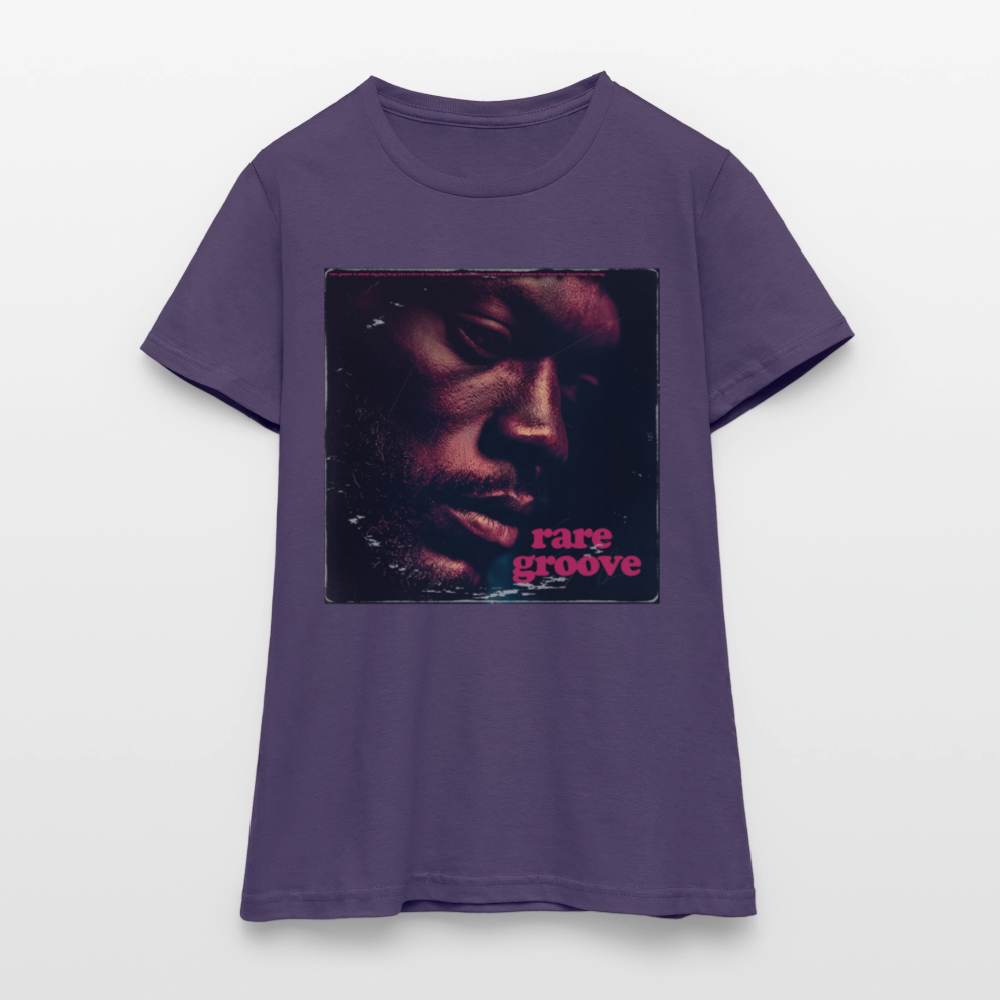 Groove Rare, T-shirt dam - mörklila
