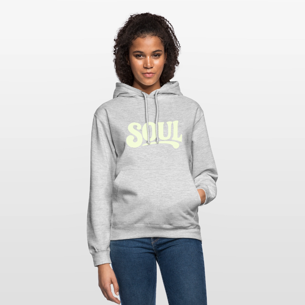 All About Soul, Luvtröja unisex - ljusgråmelerad