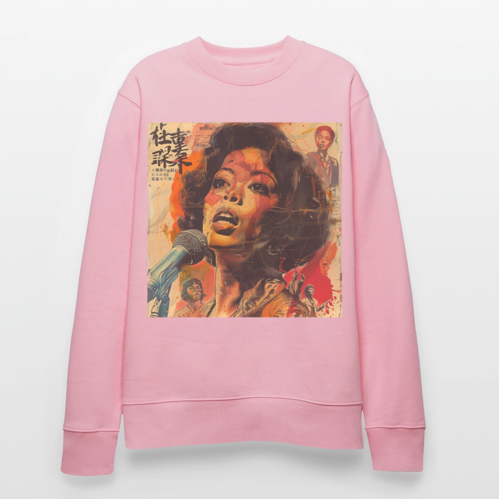 Soundtrack, Soul Undercover, Ekologisk sweatshirt CHANGER unisex från Stanley/Stella - ljusrosa